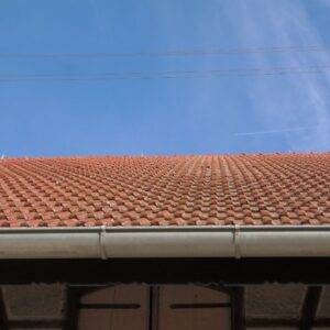 gutter and roof view