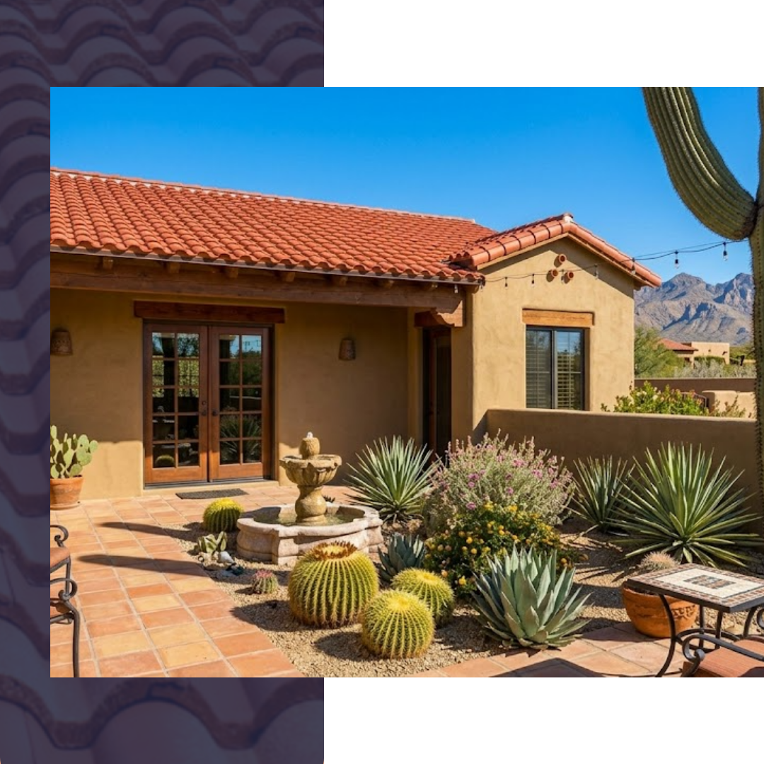Tubac home with new roof