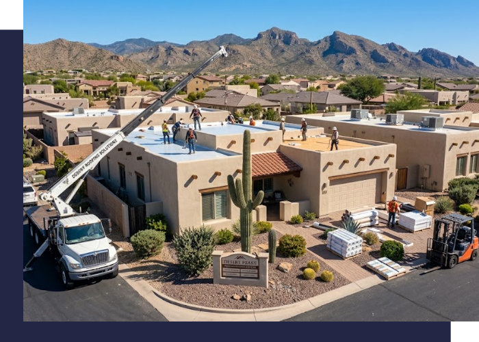 commercial roof installation