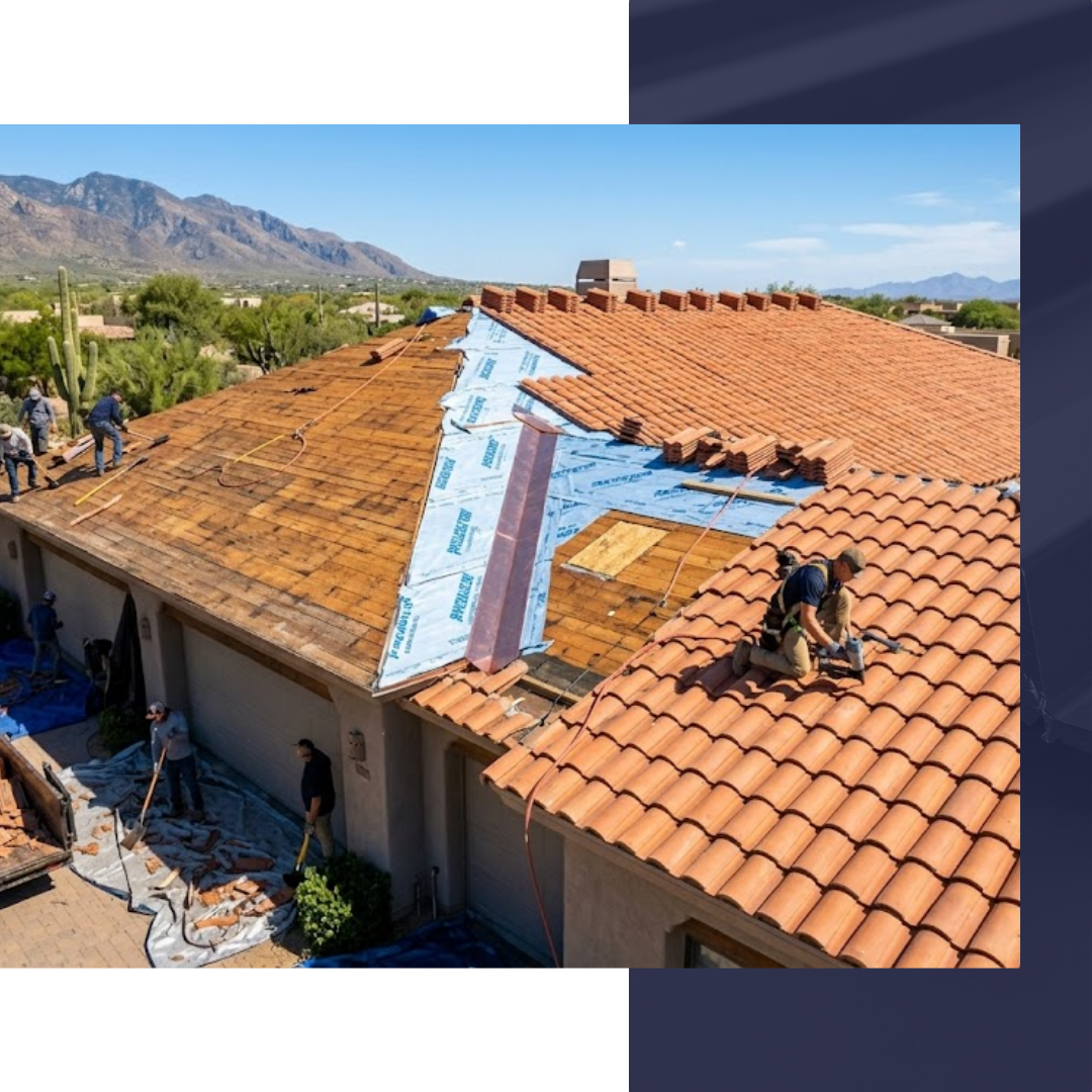 complete roof replacement
